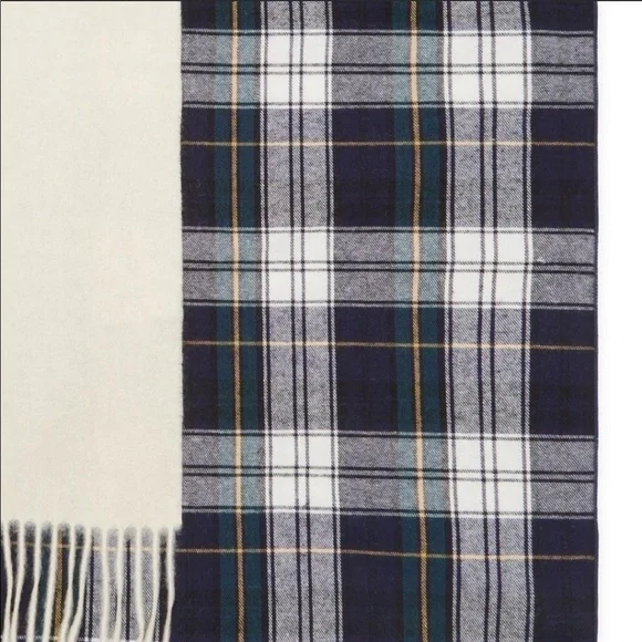 Donni Charm Donni Plaid Wool two layers Scarf 🧣 - Picture 4 of 9